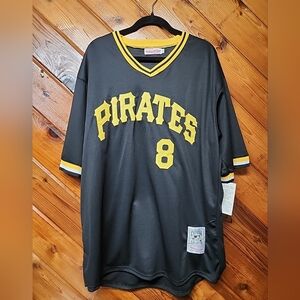 Willie Stargell #8 Black Pittsburgh Pirates 1982 Jersey